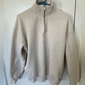 TNA oversized quarter zip!